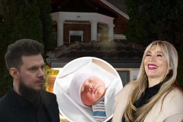 SUZANA ORGANIZOVALA GALA SLAVLJE POVODOM ROĐENJA UNUKE! Ponosni tata dočekuje goste, OVAJ PEVAČ STIGAO PRVI! (GALERIJA, VIDEO)