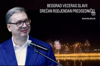 " PREDSEDNIČE, NEKA SI ŽIV I ZDRAV!" Beograd uz spektakularni vatromet i baklje dočkao rođendan predsednika Vučića! (VIDEO)
