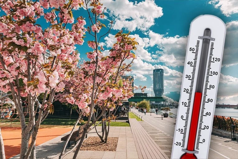 DANAS LEPO I SUNČANO, ALI SA VETROM! U nekim delovima Srbije i kiša!