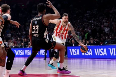 HAOS U ARENI TOKOM MEČA: Međusobna tuča navijača Crvene zvezde