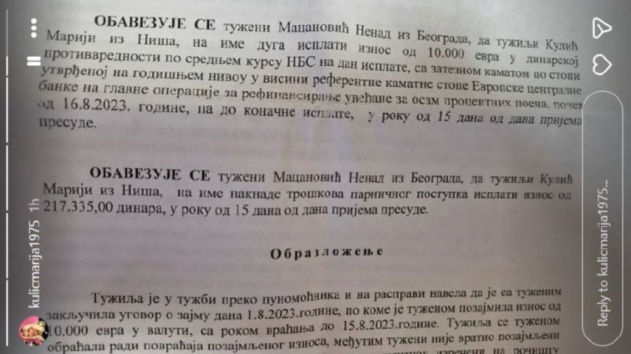 U "ELITU 9" HITNO STIŽE PRESUDA, ZBOG OVOGA ĆE MORATI DA GA IZVEDU?! Marija Kulić napravila lom jednim potezom, objavljeno zvanično saopštenje!