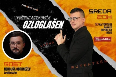 NEBOJŠA OBRKNEŽEV O "VUČIĆEVOM ANSAMBLU"! U emisiji "Ozloglašen" jasno uputio poruku CRTI i ISTINOMERU! (VIDEO)