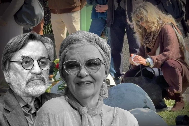 DA SRCE PUKNE OD TUGE! Bratanice Milene Dravić stigla na pomen Gage Nikolića - ono što je uradila kida dušu na komade! (VIDEO)