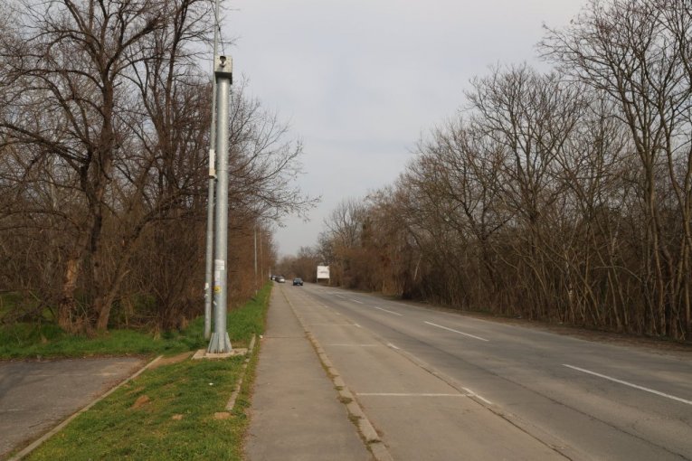 Makiš, stara Obrenovačka pruga (ravna deonica)
