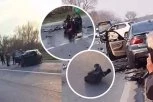 PRVI SNIMCI HORORA NA OBRENOVAČKOM PUTU! Jezivi prizori na licu mesta - delovi vozila rasuti po putu, od automobila nije ostalo ništa! (VIDEO)