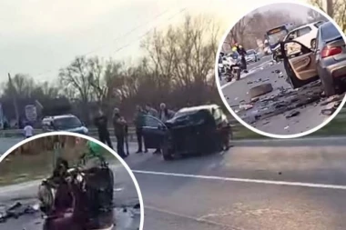 "VIDELI SMO ČOVEKA KAKO NEPOMIČNO LEŽI NA PUTU!" Očevici otkrili jezive detalje sudara na Obrenovačkom putu! (FOTO, VIDEO)