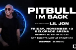 POČELA PRODAJA ULAZNICA ZA NAJTRAŽENIJI KONCERT 2026. GODINE –  Pitbull u Beogradskoj areni 13. novembra