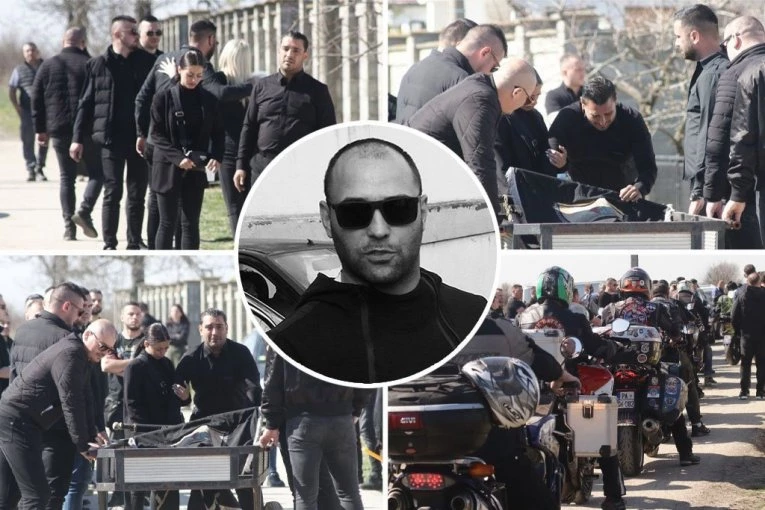POSLEDNJI ISPRAĆAJ DRAGANA LAZIĆA: Bajkeri stigli u Brestač da se oproste od nastradalog brata Darka Lazića