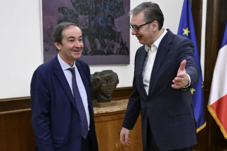 Aleksandar Vučić i Bernar Fontana