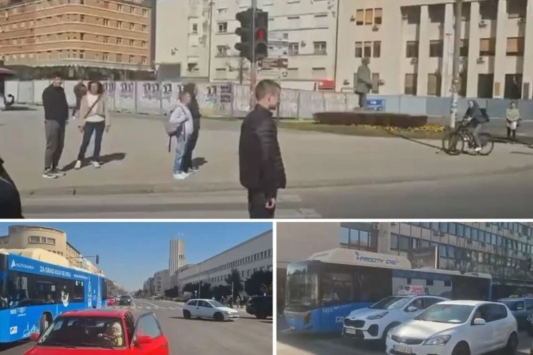 NARODU U NOVOM SADU PREKIPELO! Desetak fašista blokadera maltretira ceo grad! (VIDEO)
