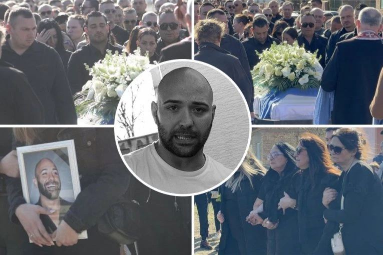 SAHRANA DRAGANA LAZIĆA: Emotivne scene u Brestaču