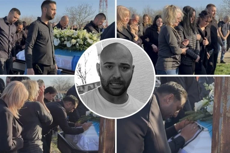 SAHRANA DRAGANA LAZIĆA: Emotivne scene u Brestaču