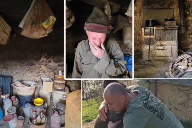 "GLADUJEM, PA KAD PREGLADNIM, KUVAM KOPRIVU!" Deka Miroslav iz Krupnja 33 godine živi pod zemljom - spava u istom krevetu sa bratom, a žive od 8.000 dinara! (VIDEO)