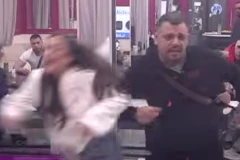 STRAVIČNA SCENA! Bora UDARIO Anastasiju, ona se PROSULA po podu! Obezbeđenje je jedva PODIGLO!