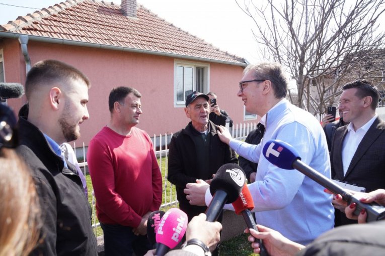 Predsednik Vučić u Mramorcu