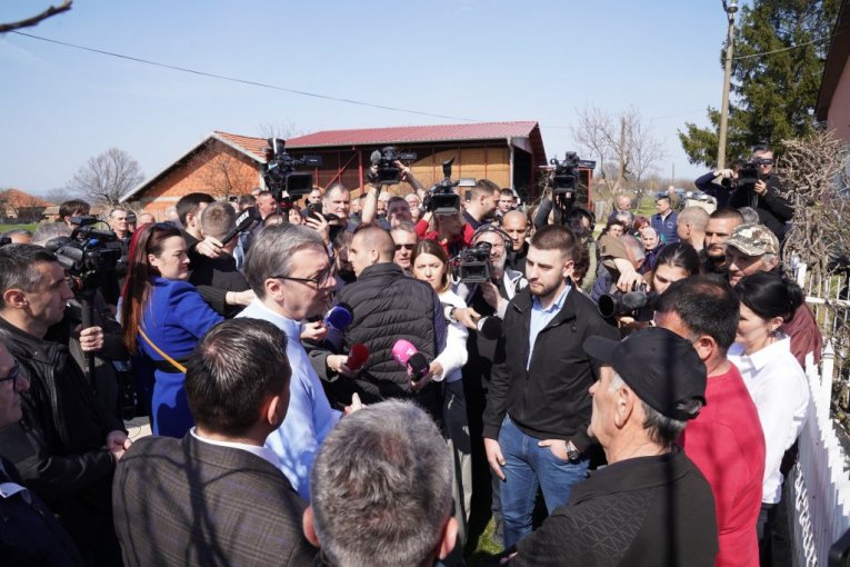 Predsednik Vučić u Mramorcu