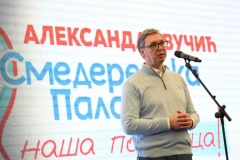 ŽIVELA NAŠA PORODICA SRBIJA! Moćna poruka Vučića nakon posete Smederevskoj Palanci: "Kad Srbin oseti da mu neko ruši državu, brani je jače nego iko!" (VIDEO)
