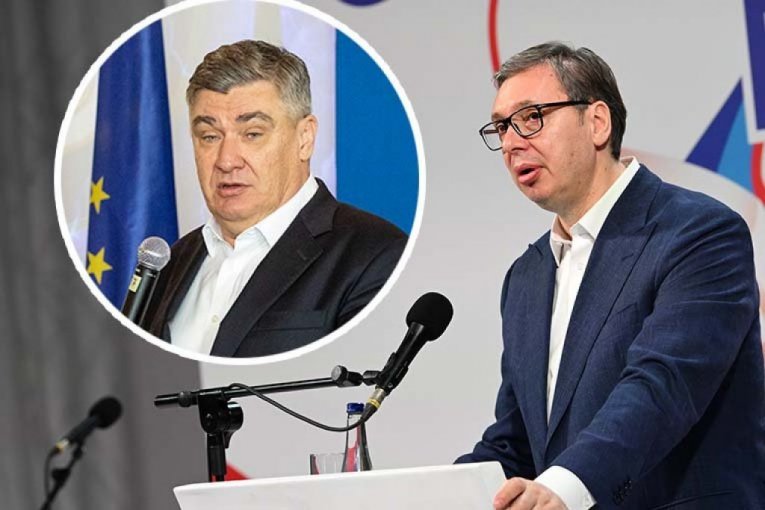 "NE MEŠAMO SE U UNUTRAŠNJE STVARI HRVATSKE, ONI U NAŠE DA": Vučić o Milanovićevoj izjavi da je "autentičan lider"