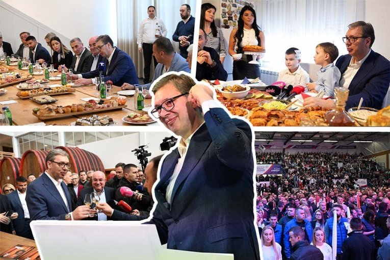 Aleksandar Vučić u Bajinoj Bašti