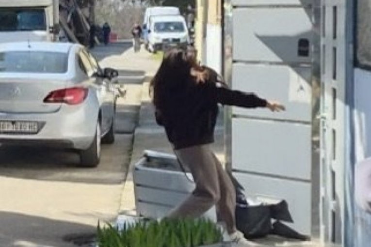 Ana Sević na snimanju Zvezde Granda