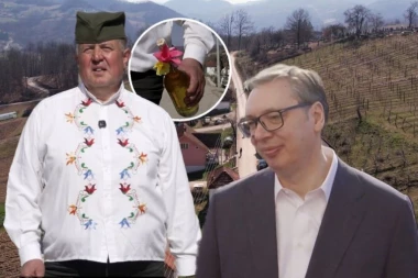GAZILI SMO PO BLATU PRE VUČIĆA! Domaćin Mikan iz Kotraže spremio pečeno prase i domaću rakiju za predsednika: Mnogo smo mu zahvalni