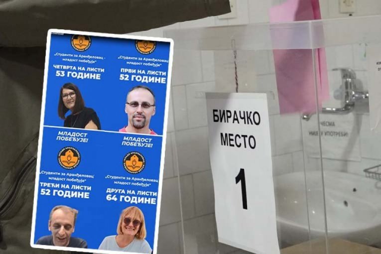 BLOKADERSKA LIST LEADERS IN ARANĐELOVAC LIE TO VOTERS! They present themselves as STUDENTS, but the average age is 50! (VIDEO)