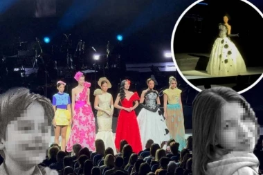 VEČE SUZA I SEĆANJA! Dok su Angelinine haljine oživljavale na sceni, kompozicija koju je nekada izvodio Andrija Čikić ganula prisutne!