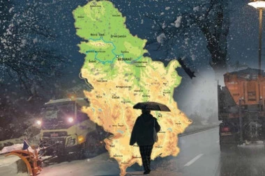 KIŠA PREŠLA U SNEG I NA ZLATIBORU! Temperatura pala na nulu, aktivirano 7 kamiona - snežni kolaps usred marta! (FOTO)