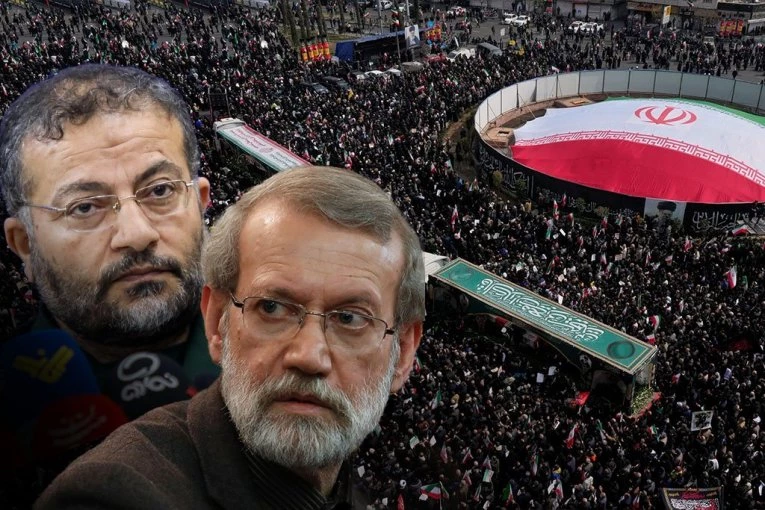 MASOVNA SAHRANA IRANSKIH ZVANIČNIKA POGINULIH U NAPADIMA! (VIDEO)