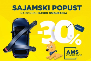 AMS Osiguranje: Provedite vikend na Sajmu automobila i iskoristite 30% popusta na ponudu Kasko osiguranja