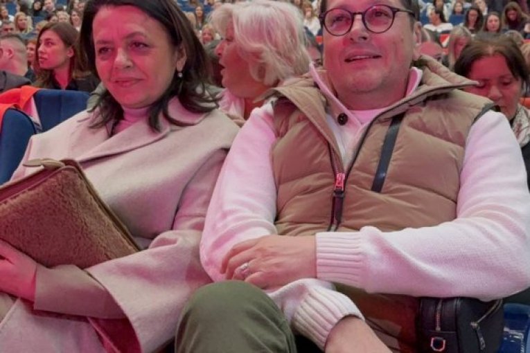 Aco Pejović sa suprugom