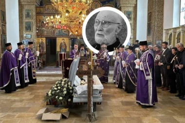OPROŠTAJ OD SVEŠTENIKA KOJI JE U TUĐINI PODIZAO SRPSKE SVETINJE: Opelo u njegovom rodnom selu služio vladika Jerotej
