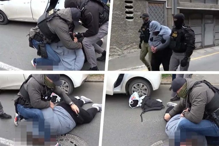 THIS IS HOW THE BOMBER FROM BELGRADE WAS CAUGHT! Spectacular arrest on the street! (VIDEO)