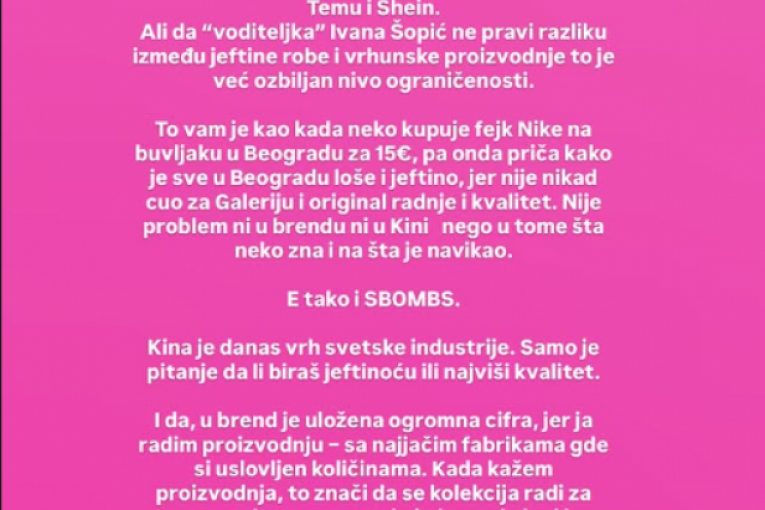 Stanija Dobrojević Instagram