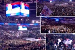 POČEO JE VELIČANSTVENI SKUP: REKORDNIH 70.000 LJUDI ČEKA ALEKSANDRA VUČIĆA! Arena i plato ispred hale krcati! Srbija na nogama, poruka podrške nikad jača! (FOTO, VIDEO)