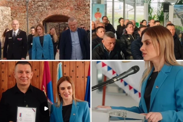DA SE PODSETIMO ŠTA BRANIMO I ČUVAMO, HVALA ŠTO STE SAČUVALI SRBIJU: Ministarka Stamenkovski uručila boračke spomenice na tvrđavi Fetislam! (FOTO)