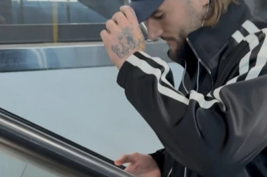 NEMANJA GUDELJ STIGAO U SRBIJU BEZ ANASTASIJE! Evo ko je sačekao Cecinog zeta na aerodromu! (VIDEO, GALERIJA)