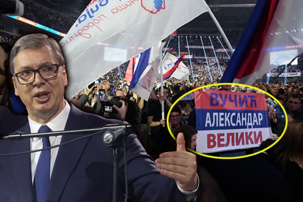 SRBIJA JE U SIGURNIM RUKAMA! Šamarčina naroda blokaderima, veruju samo Vučiću - HEJTERI ZANEMELI POSLE FANTASTIČNOG SKUPA U "ARENI"!  (FOTO)