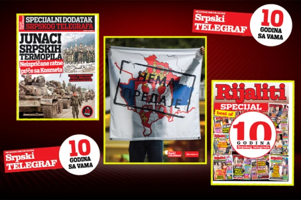 SLAVIMO DESETI ROĐENDAN! Ne propustite sutrašnje izdanje Srpskog telegrafa - SPREMILI SMO ČAK TRI POKLONA ZA NAŠE ČITAOCE!
