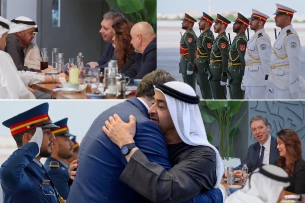 "U OVIM NE LAKIM VREMENIMA..." Vučić prvi evropski lider koji je posetio UAE od početka sukoba na Blistom istoku!