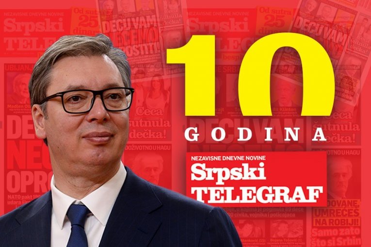 NEKA VAM OVAJ JUBILEJ BUDE PODSTREK ZA NOVE USPEHE! Predsednik Vučić nam čestitao 10 godina rada, evo šta nam je poručio!