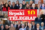 OSTANITE SAMO SVOJI I UVEK U SLUŽBI ISTINE: Mnogobrojne čestitke povodom 10. rođendana SRPSKOG TELEGRAFA!