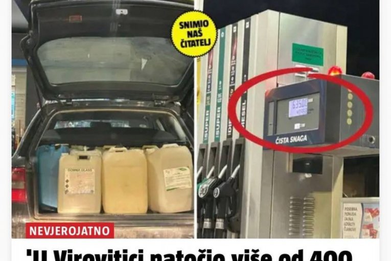 НАЛИЛ 400  ЛИТРОВ ТОПЛИВА И СПРАШИВАЕТ, ПОЧЕМУ БОЛЬШЕ НЕТ?! Хорваты В ПАНИКЕ ЗАПРАВЛЯЮТ КАНИСТРЫ