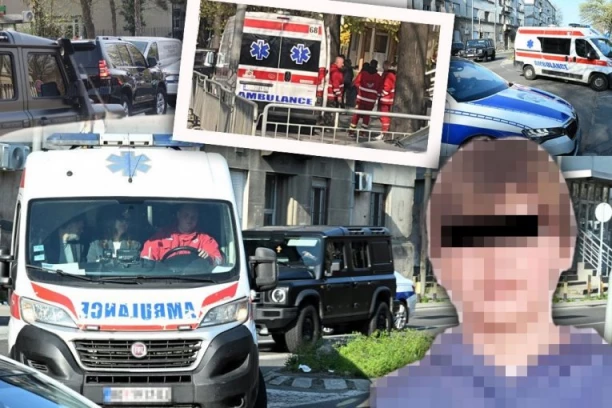U OVOJ KOLONI JE DEČAK-UBICA IZ RIBNIKARA SPROVEDEN U SUD! Ambulantna kola pod mnogobrojnom pratnjom Žandarmerije! POGLEDAJTE GALERIJU!