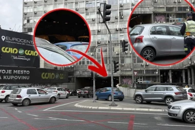 UDES U TERAZIJSKOM TUNELU! Sudarila se tri vozila - STVARA SE OGROMNA GUŽVA!!