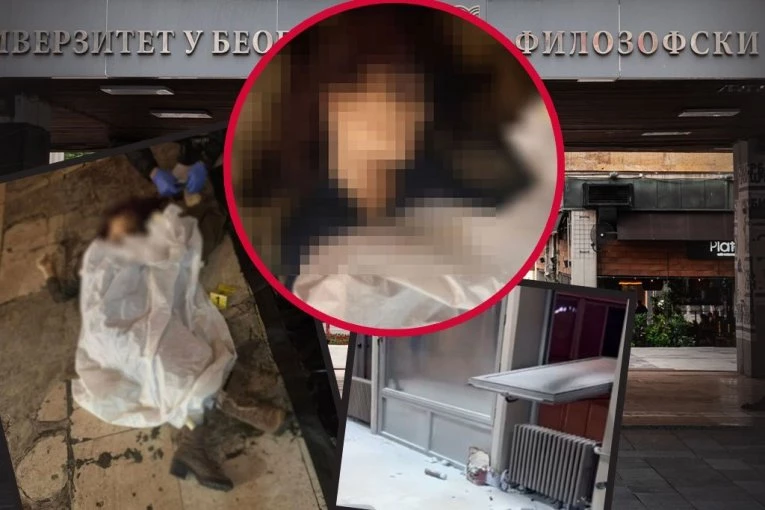 STRAVIČE SLIKE HORORA U BEOGRADU! Milica leži u lokvi krvi na platou ispred Filozofskog fakluteta! (UZEMIRUJUĆI SADRŽAJ)