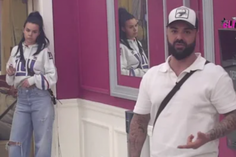 Aneli Ahmić i Luka Vujović u svađi