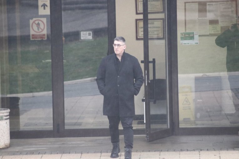 Kristijan Golubović na sahrani Stele Savić