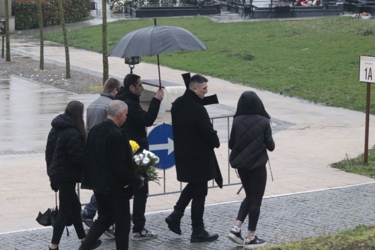 Kristijan na sahrani Stele Savić