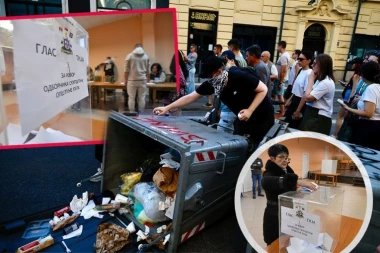 HAOS U BORU! Blokaderi napali aktiviste SNS - prskali ih sprejevima, ČETVORICA NE MOGU DA GLEDAJU! U Sevojnu palo i hapšenje!